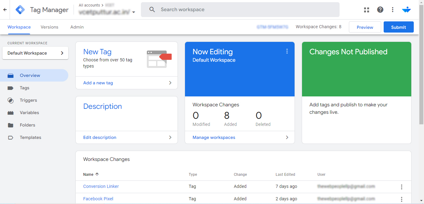 Google tag manager- free tag management tool