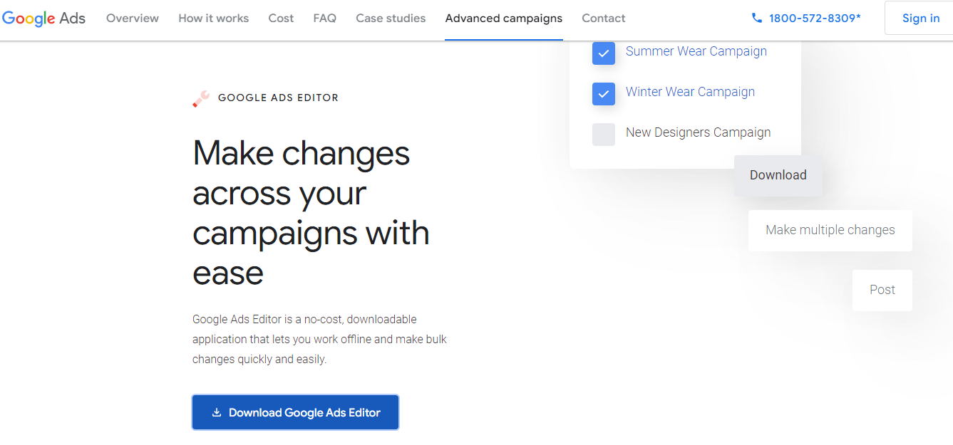 Google ads editor- offline ad editor tool