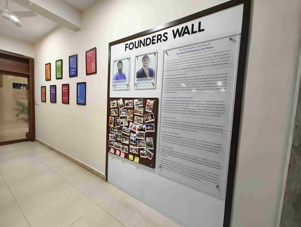 Founders wall