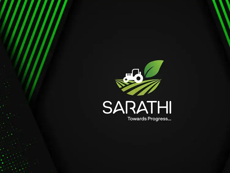 Presenting our logo design for Sarathi, an agri-tech startup that was introduced to help farmers. Sarathi